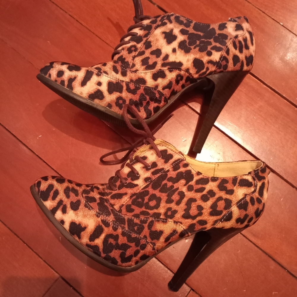 Forever 21 Leopard Print Heels